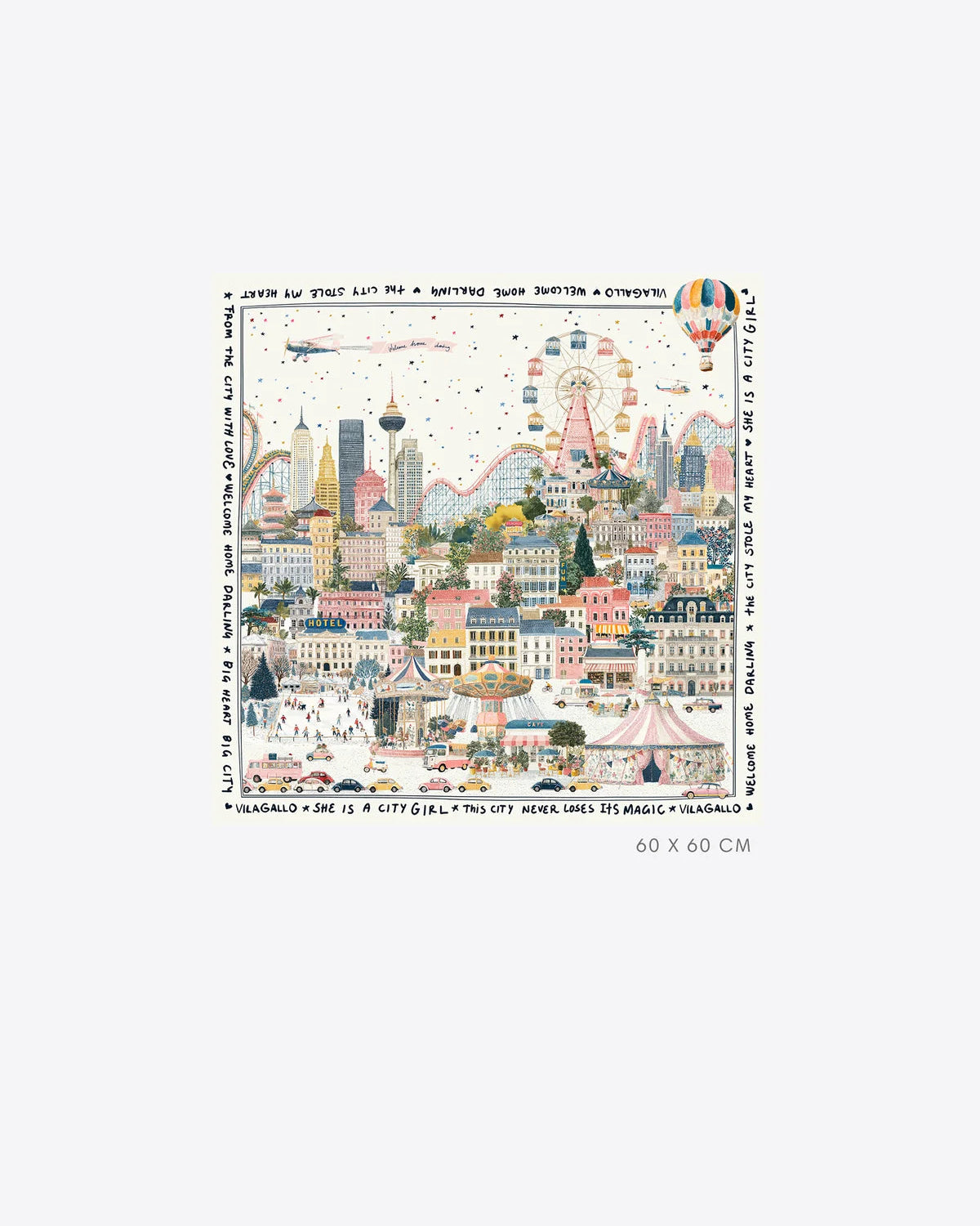 SILK MINI CITY SCARF