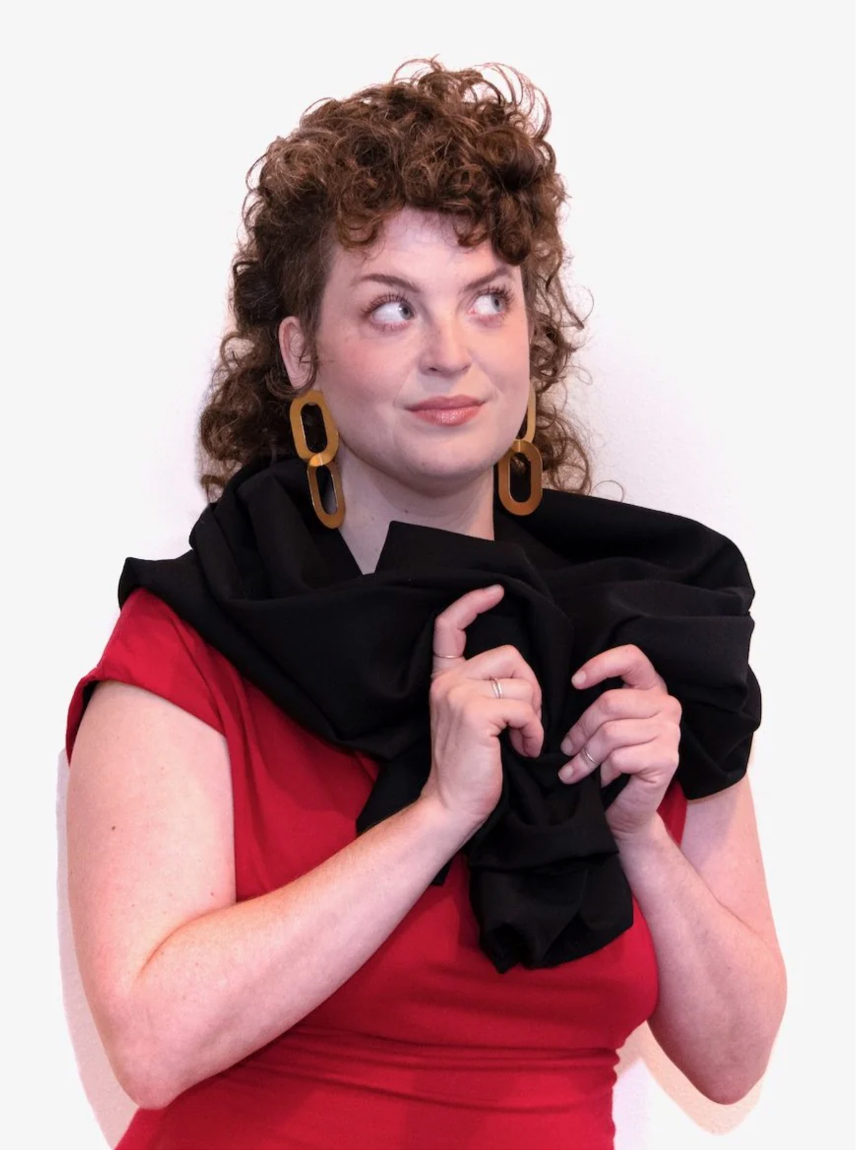 Black Wool Bolero by KFLY