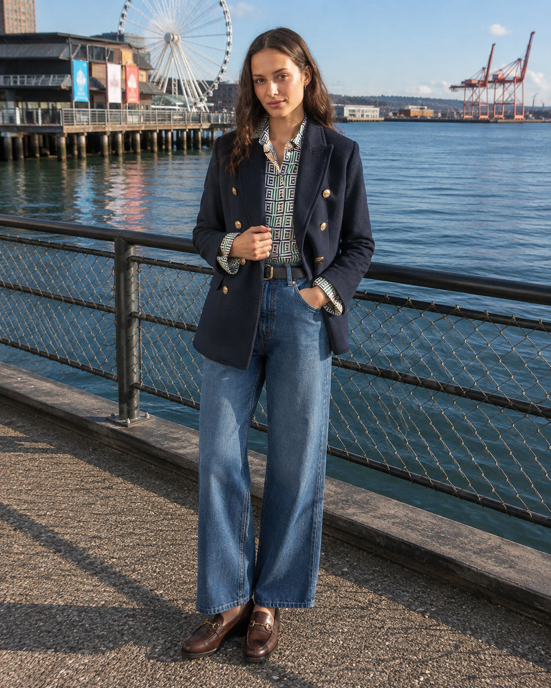 Navy Overcoat
