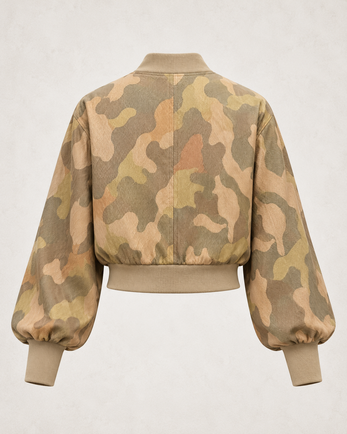Camouflage Reversible Bomber Jacket