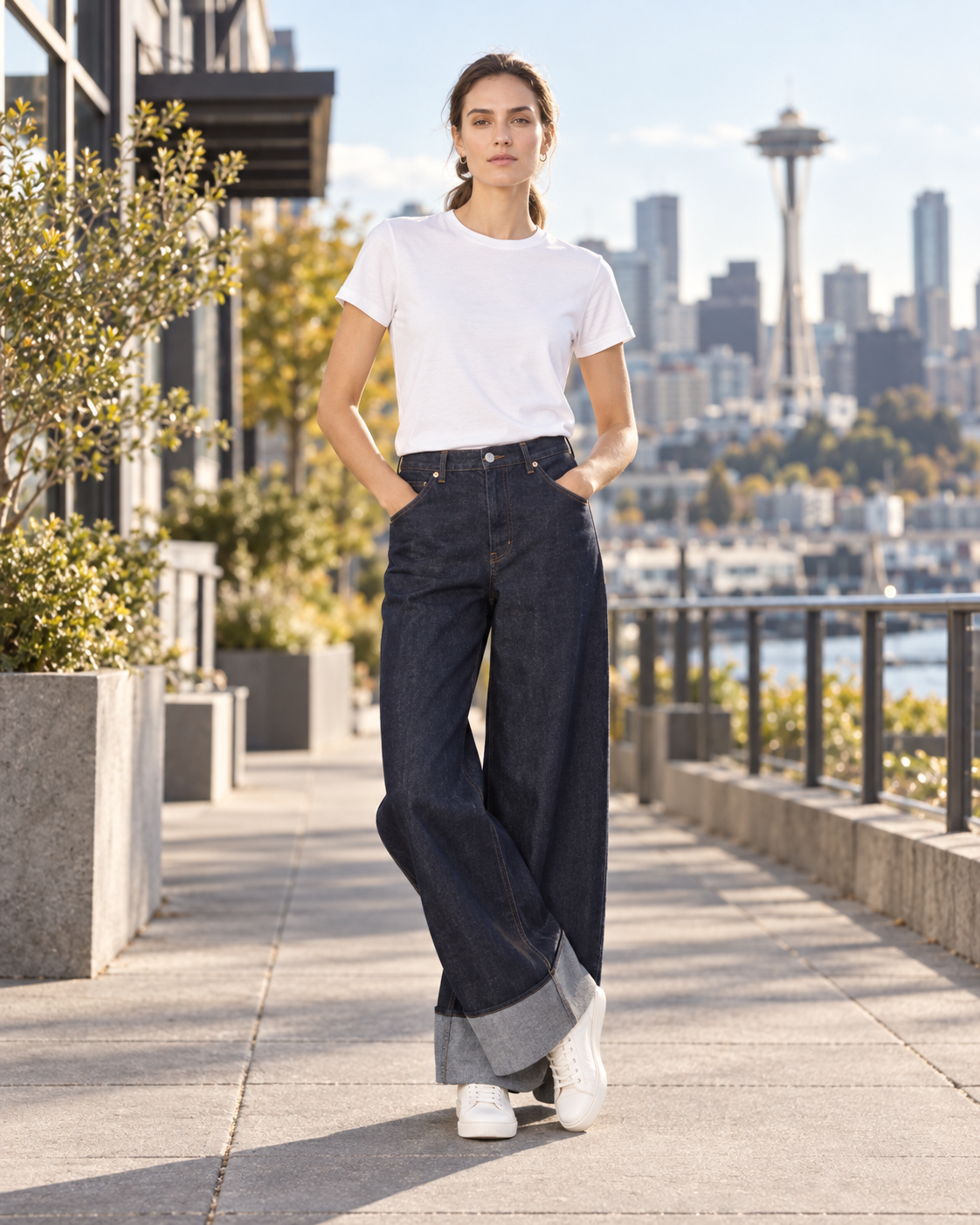 Sorana Washed Cotton Denim