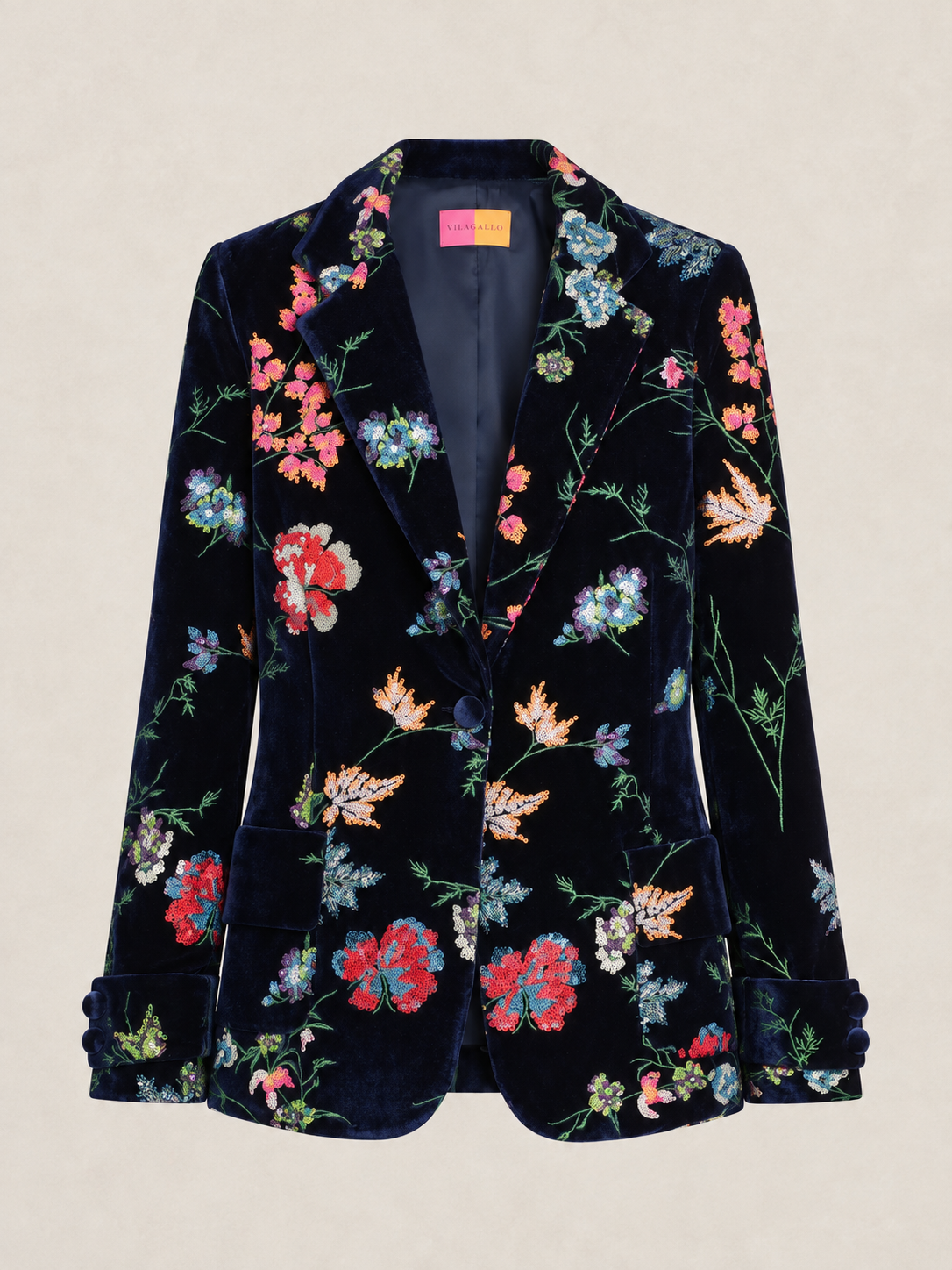 Sequined Floral Jacket