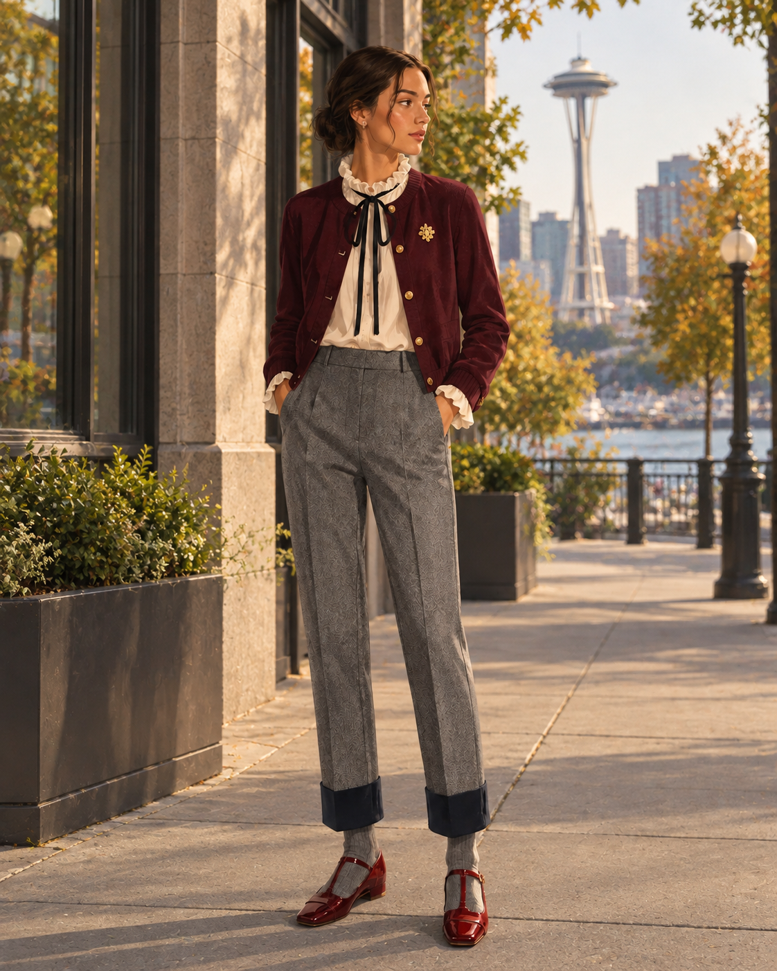 Marl Pants