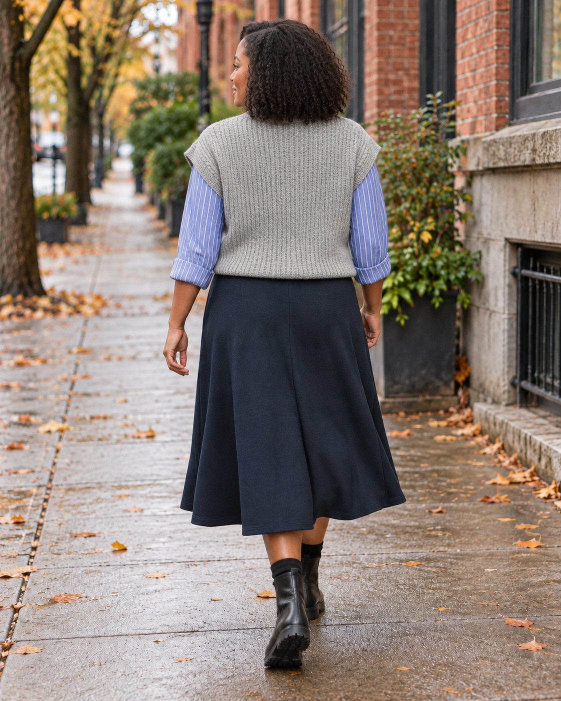 Sleeveless Irish Sweater