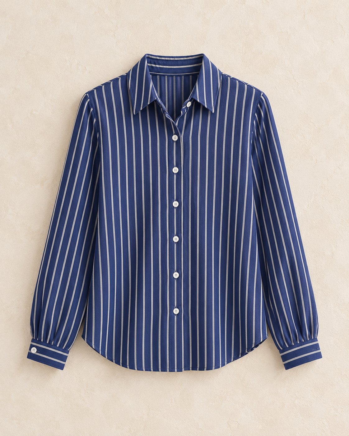 Stripped Cotton Blouse