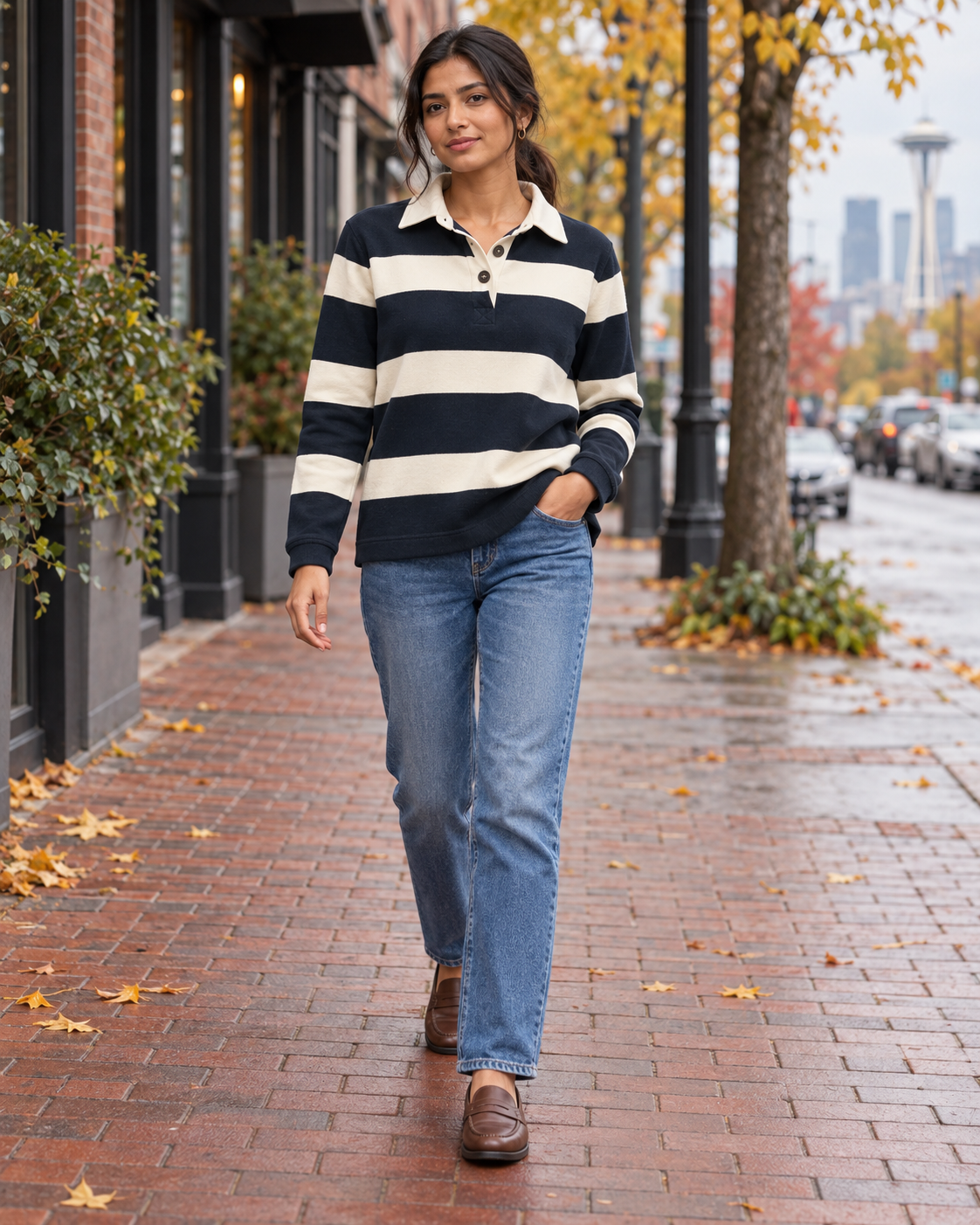 Héritage Striped Polo Shirt