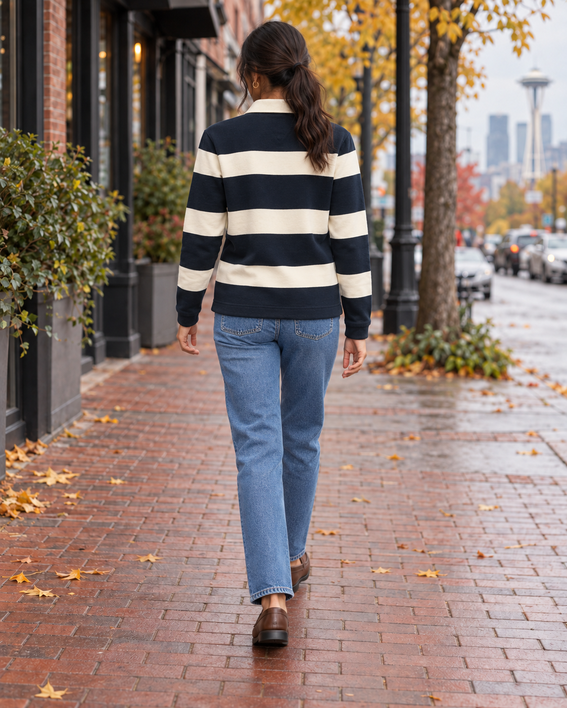 Héritage Striped Polo Shirt