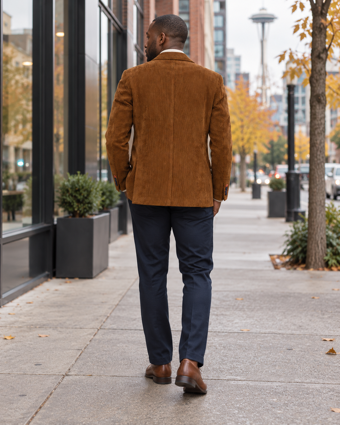 Corduroy Ribbed Blazer