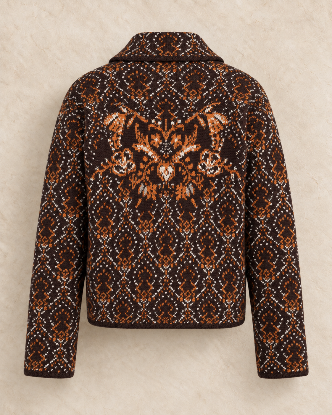 Fika Floral Short Knit Jacket