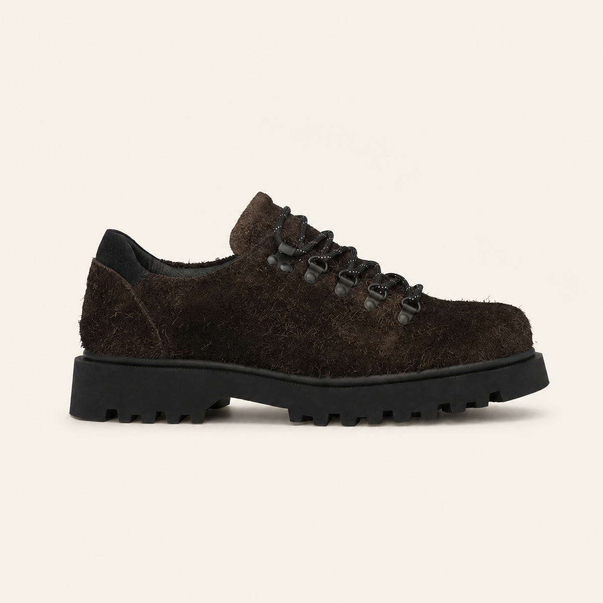 Hairy Suede Hiking Boot