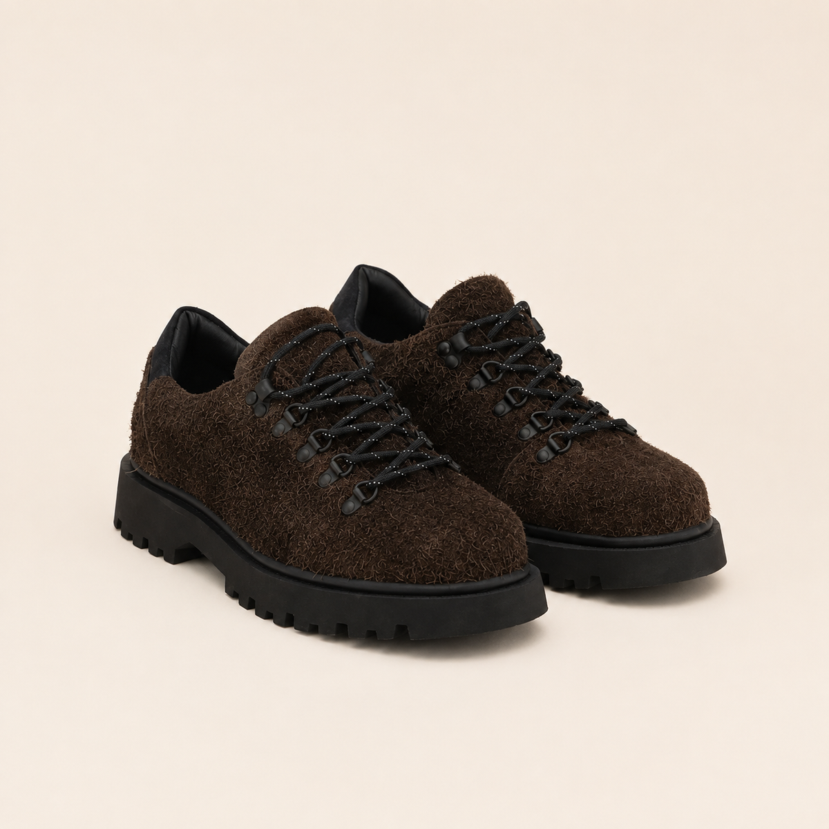 Hairy Suede Hiking Boot
