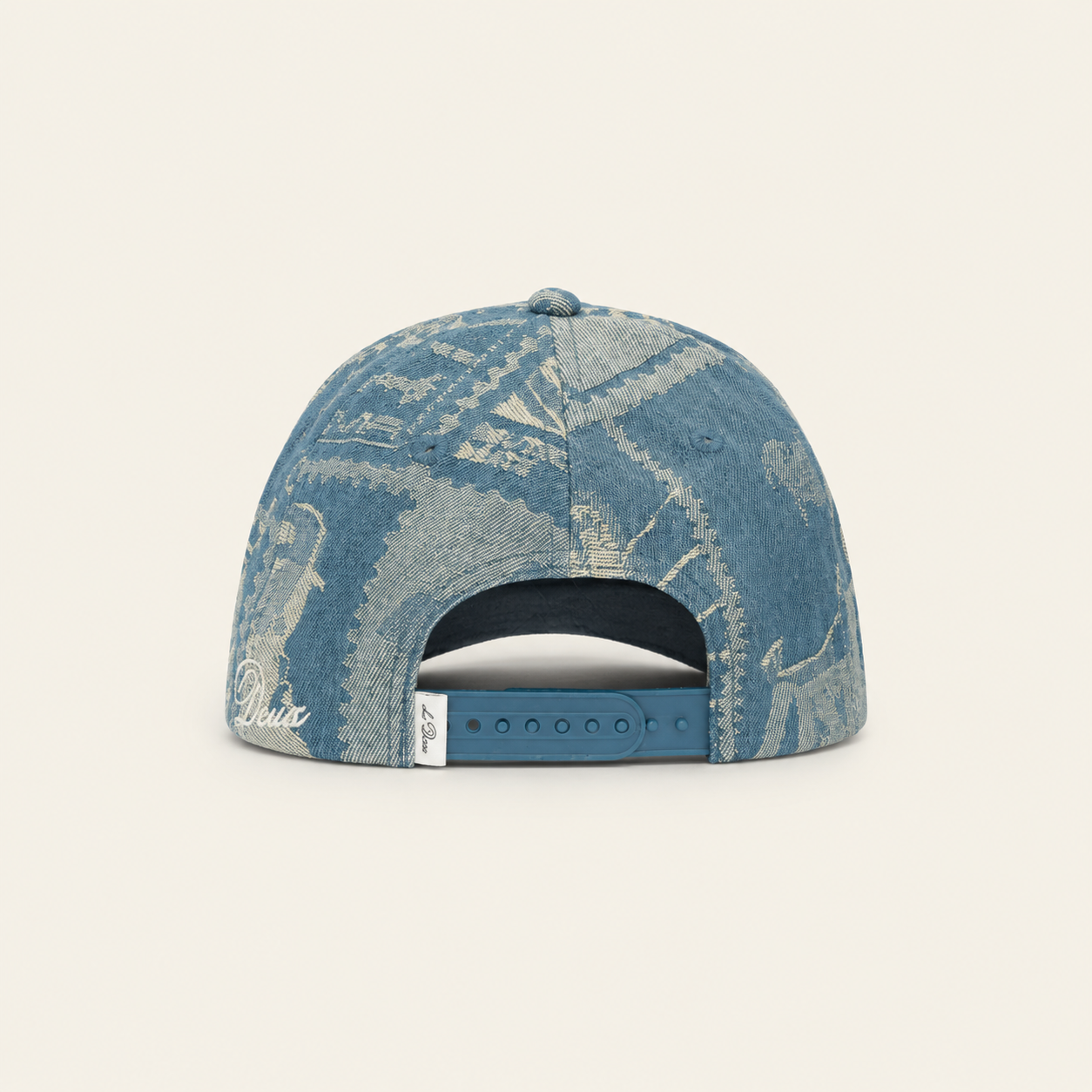 Stamp Denim Baseball Cap - Denim Blue
