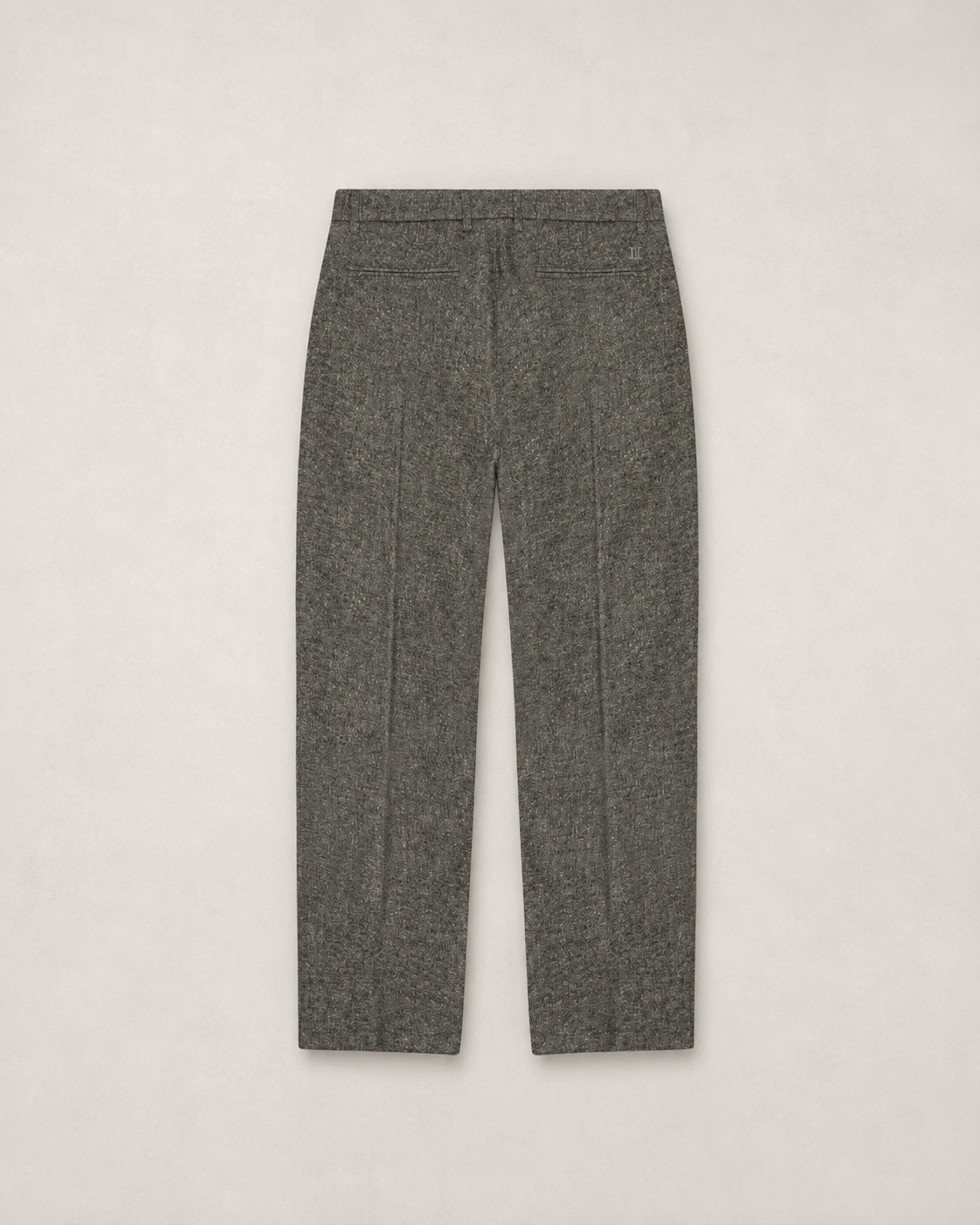 Wool Melange Slack Pants - Caribou