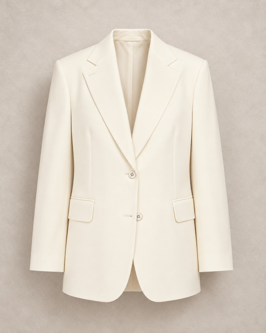 Nisy Blazer Italian Wool Twill - Cream