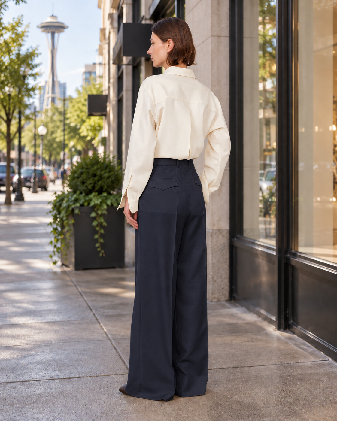 Elka Pants Italian Wool Twill