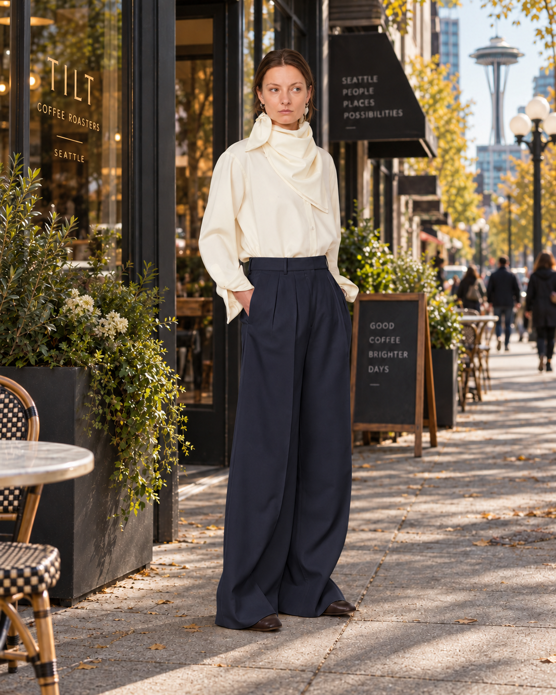 Elka Pants Italian Wool Twill
