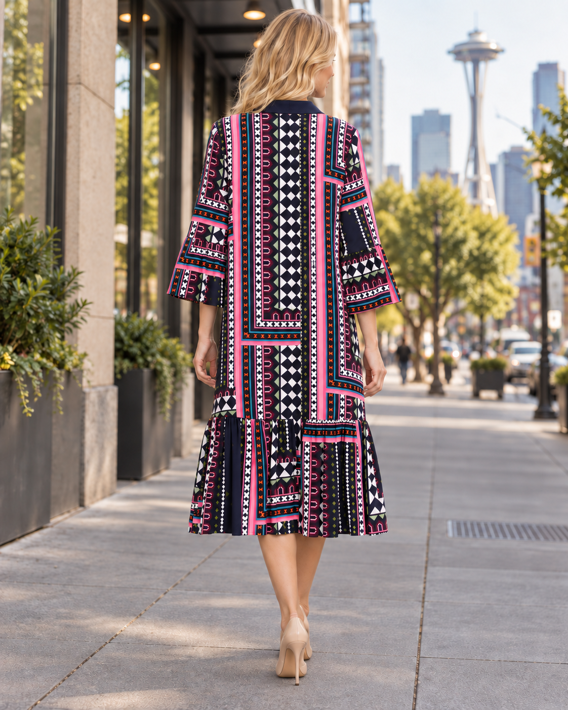 Geometric Short Dress