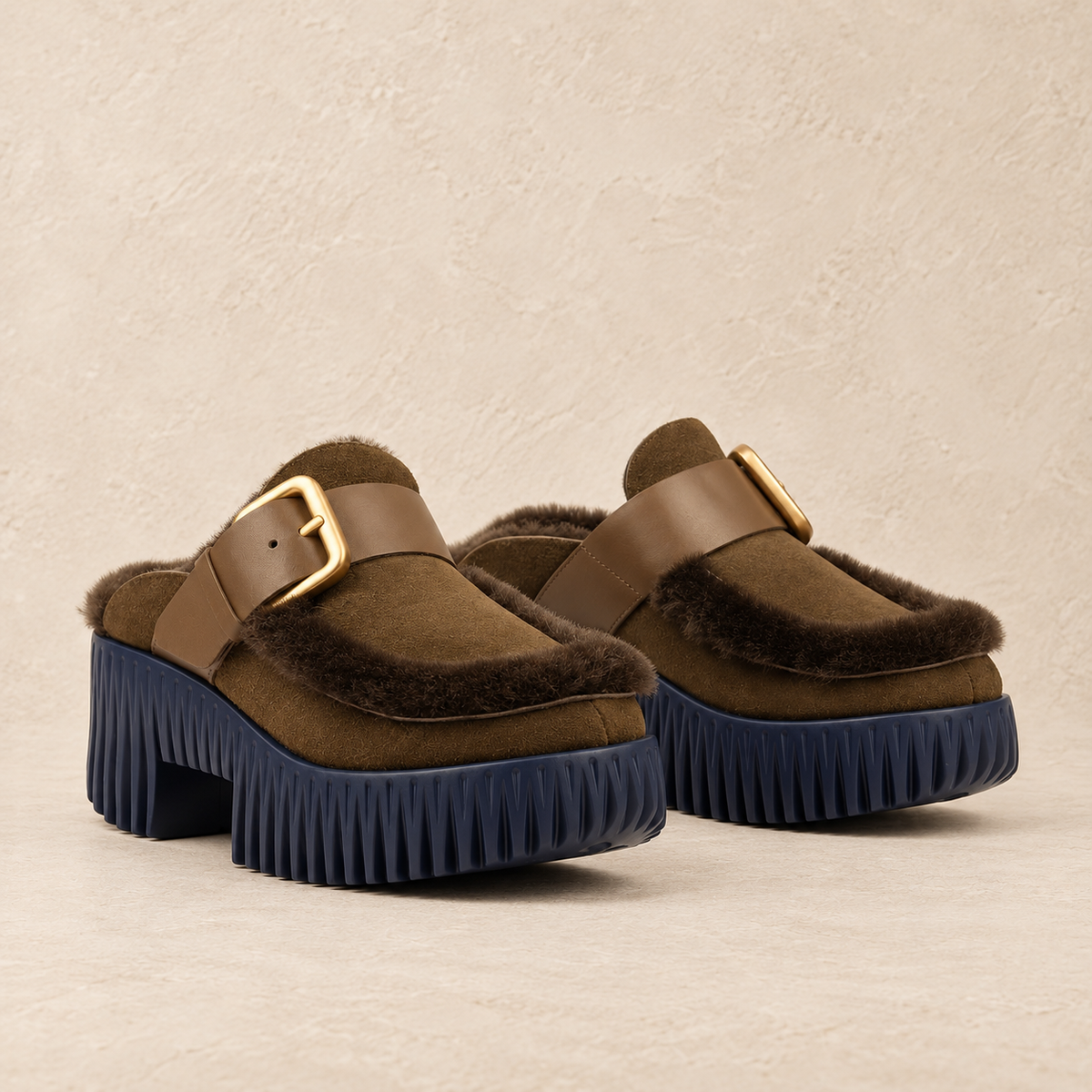 Pila Shearling Clog
