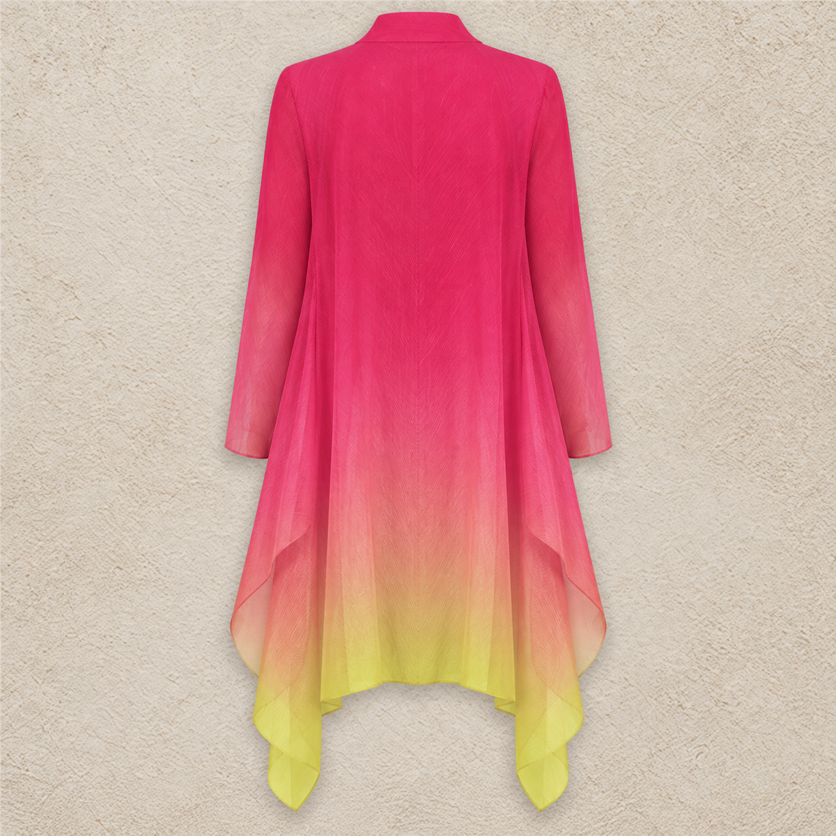 Collare Pleated Coat