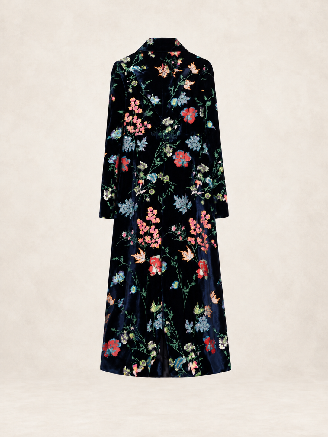 Floral Velvet Coat