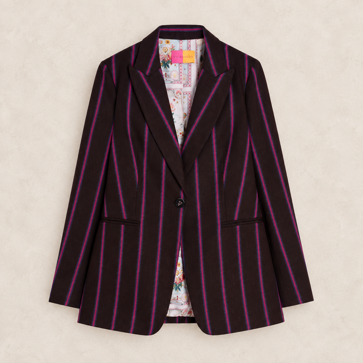 Striped Wool Blazer