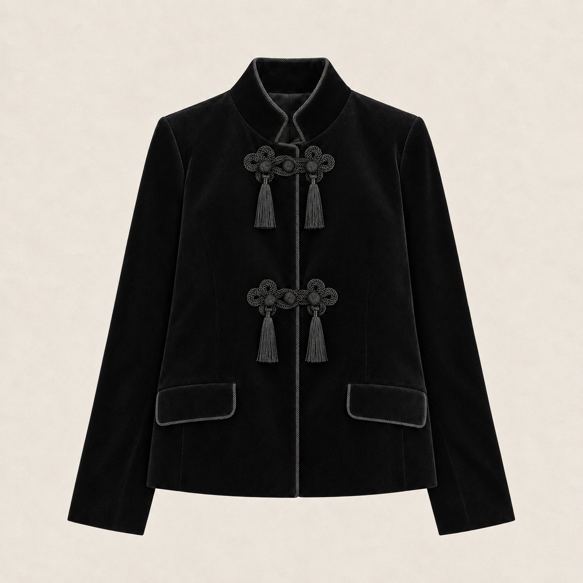 Velvet Braided Jacket