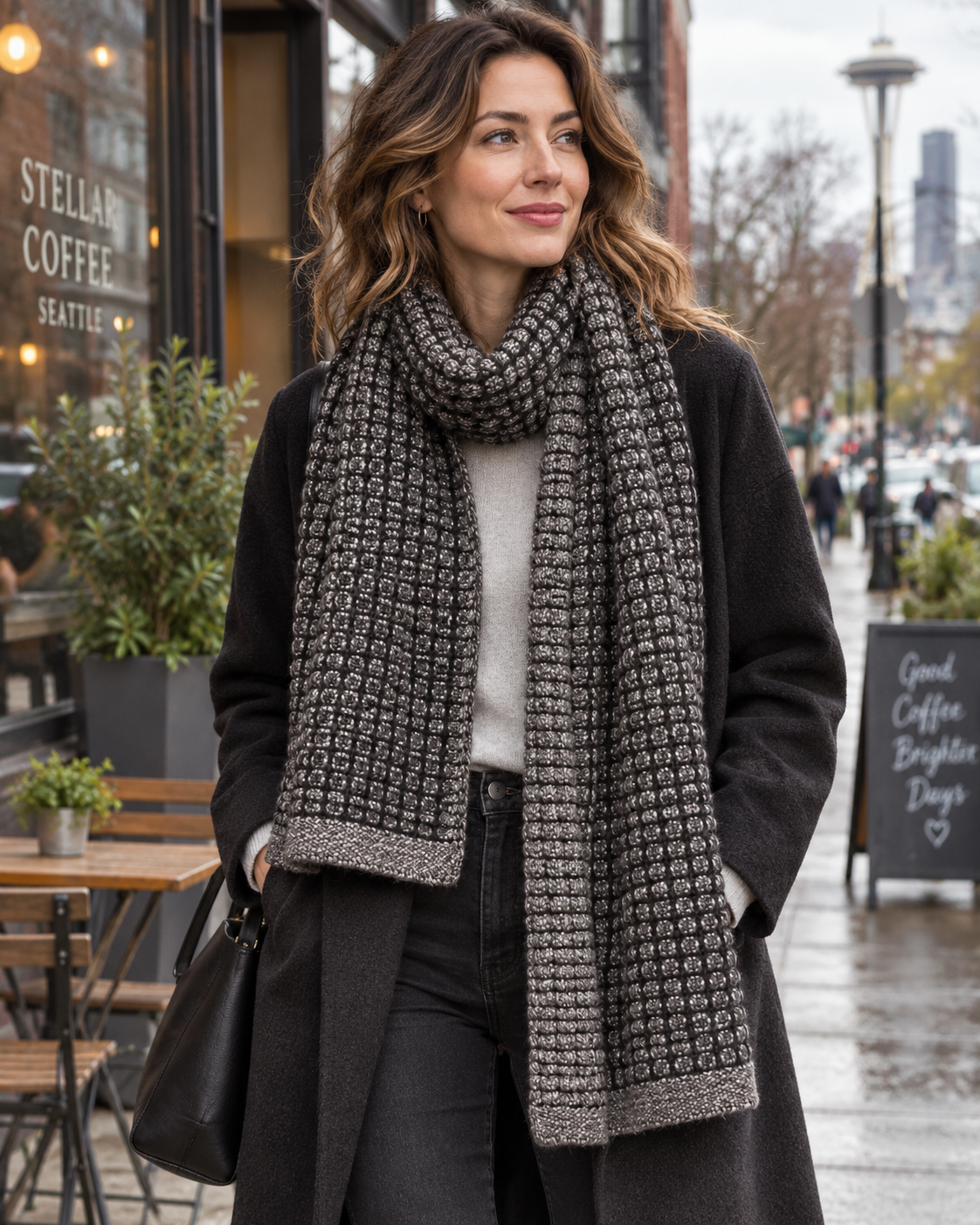Big Scarf Square Pattern