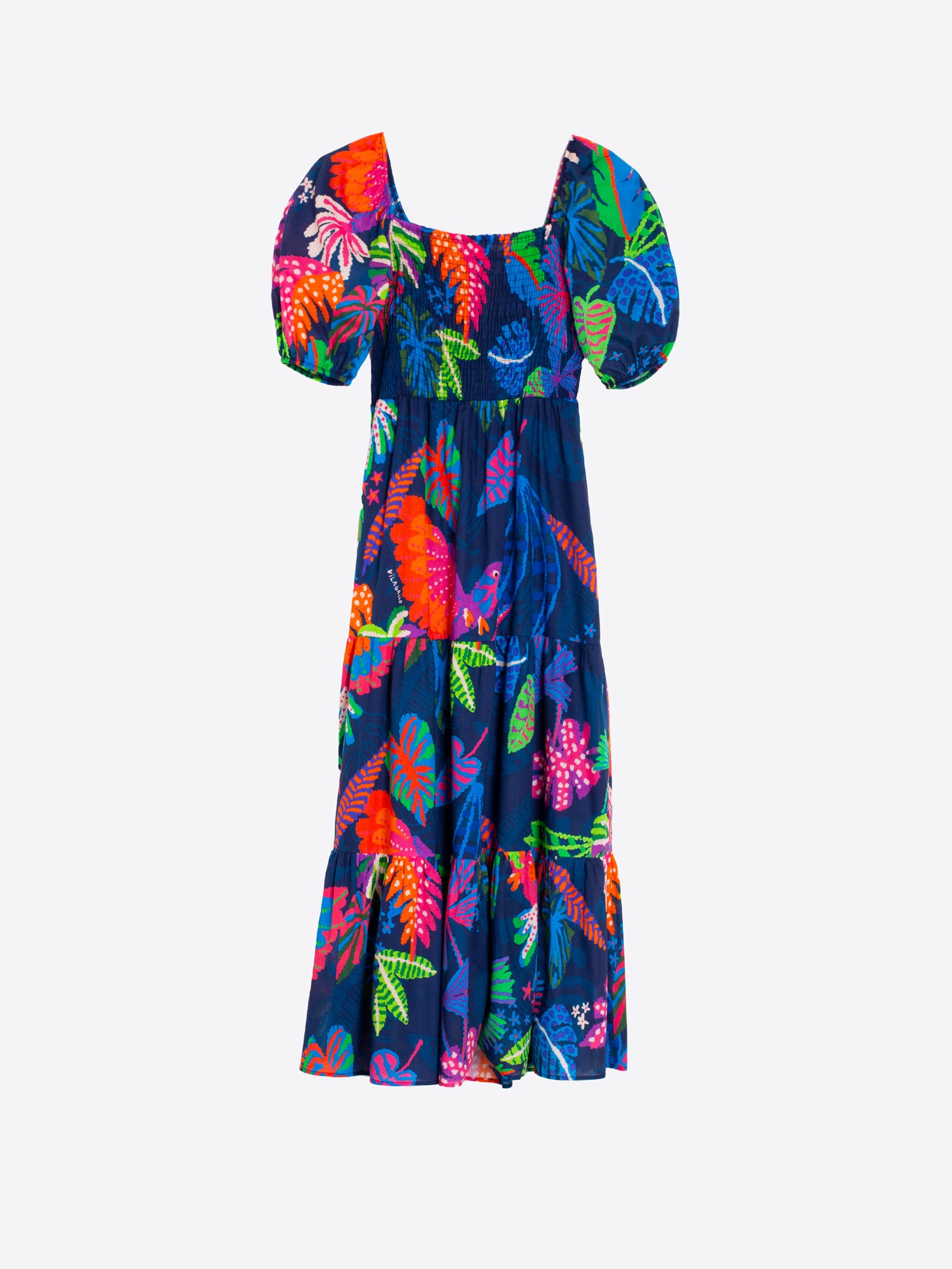 TROPICAL PRINT JUNGLE TORA DRESS