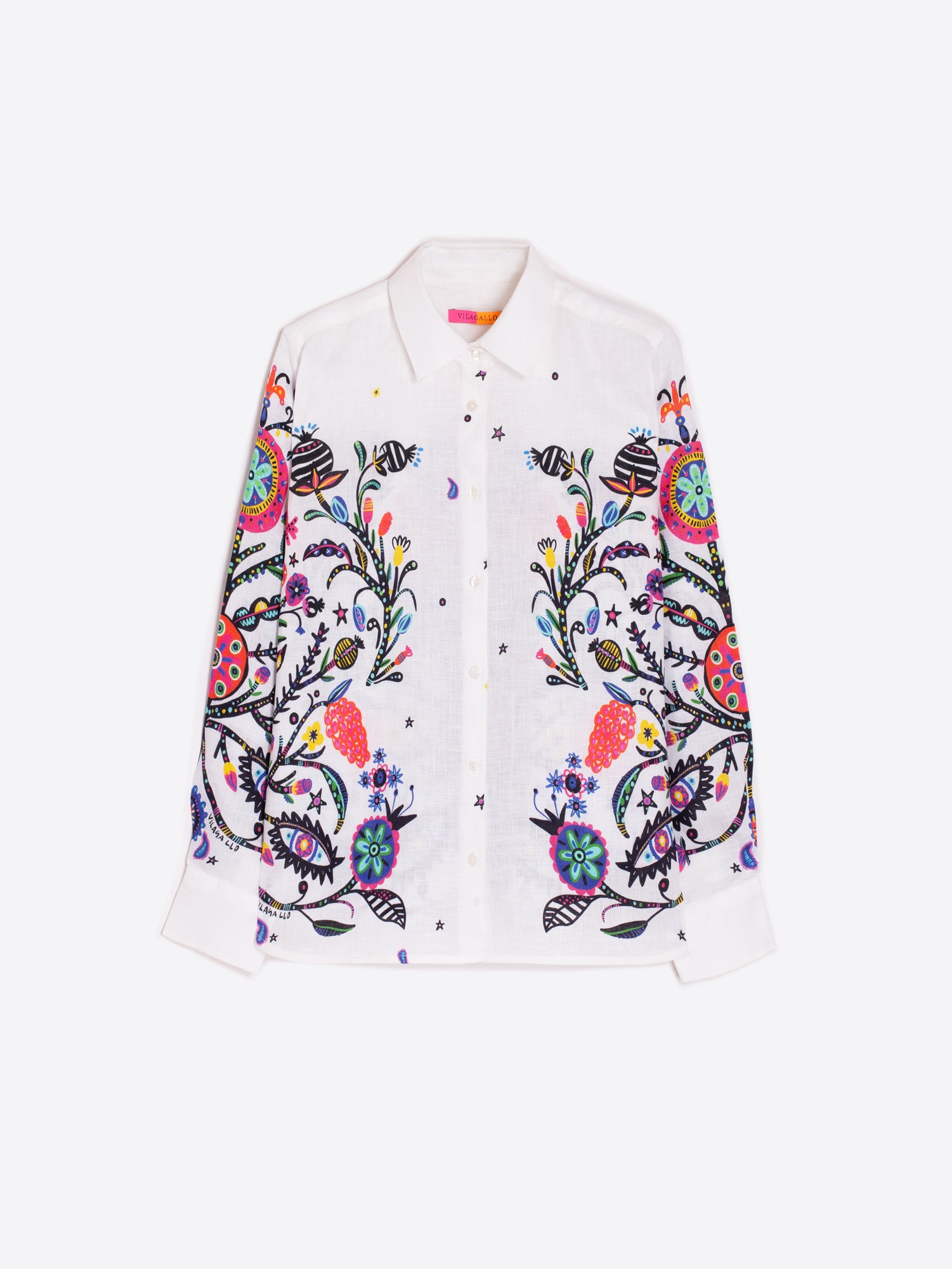 SHIRT ISA TREE OF LIFE LINEN
