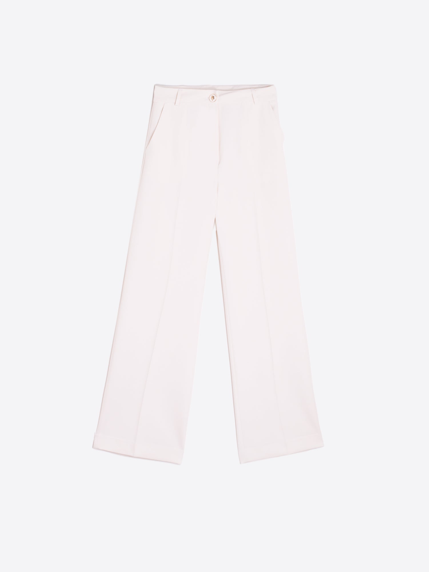 MILENA WHITE CREPE PANTS
