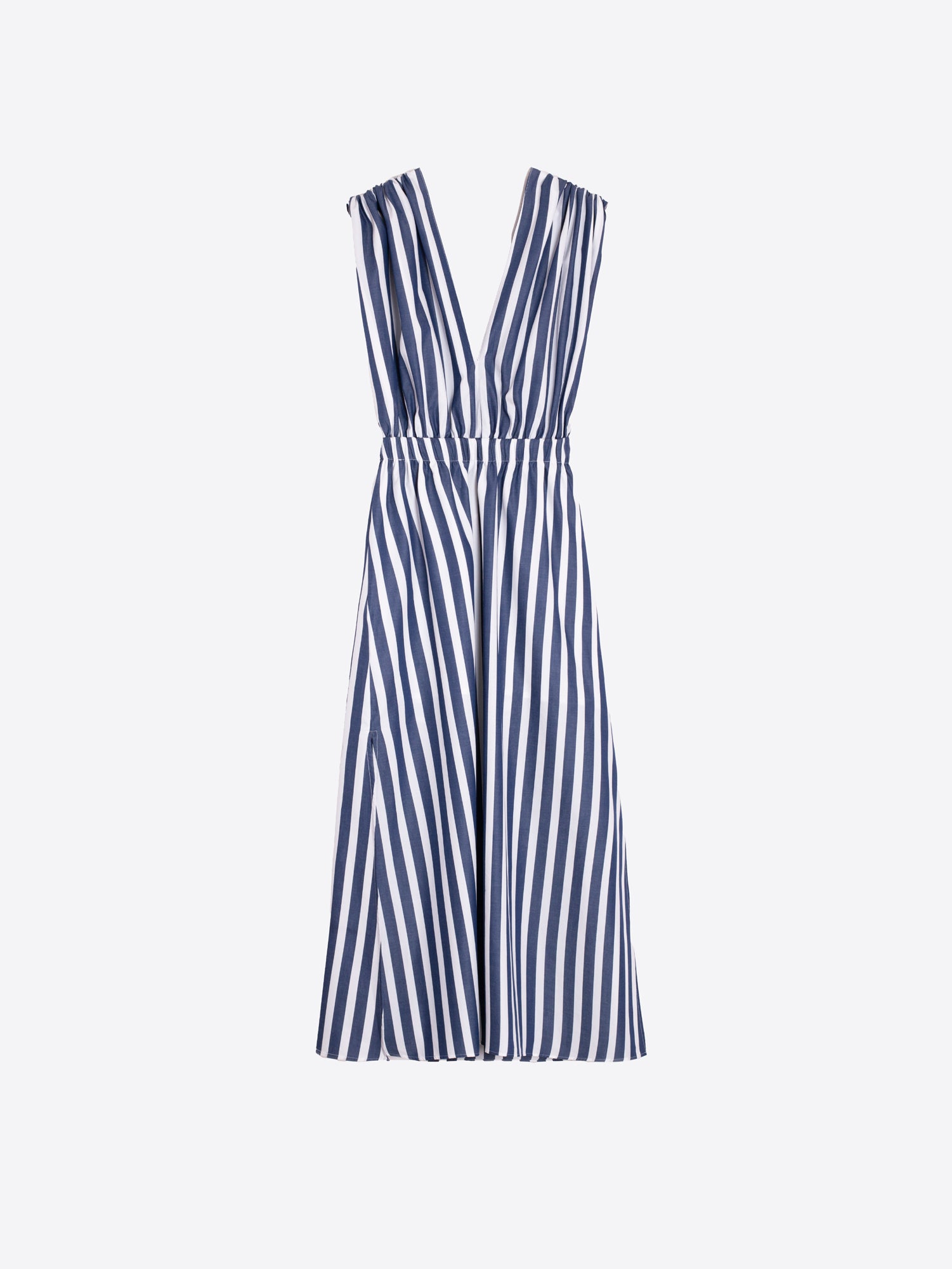 CROSS BACK DRESS AZ STRIPE
