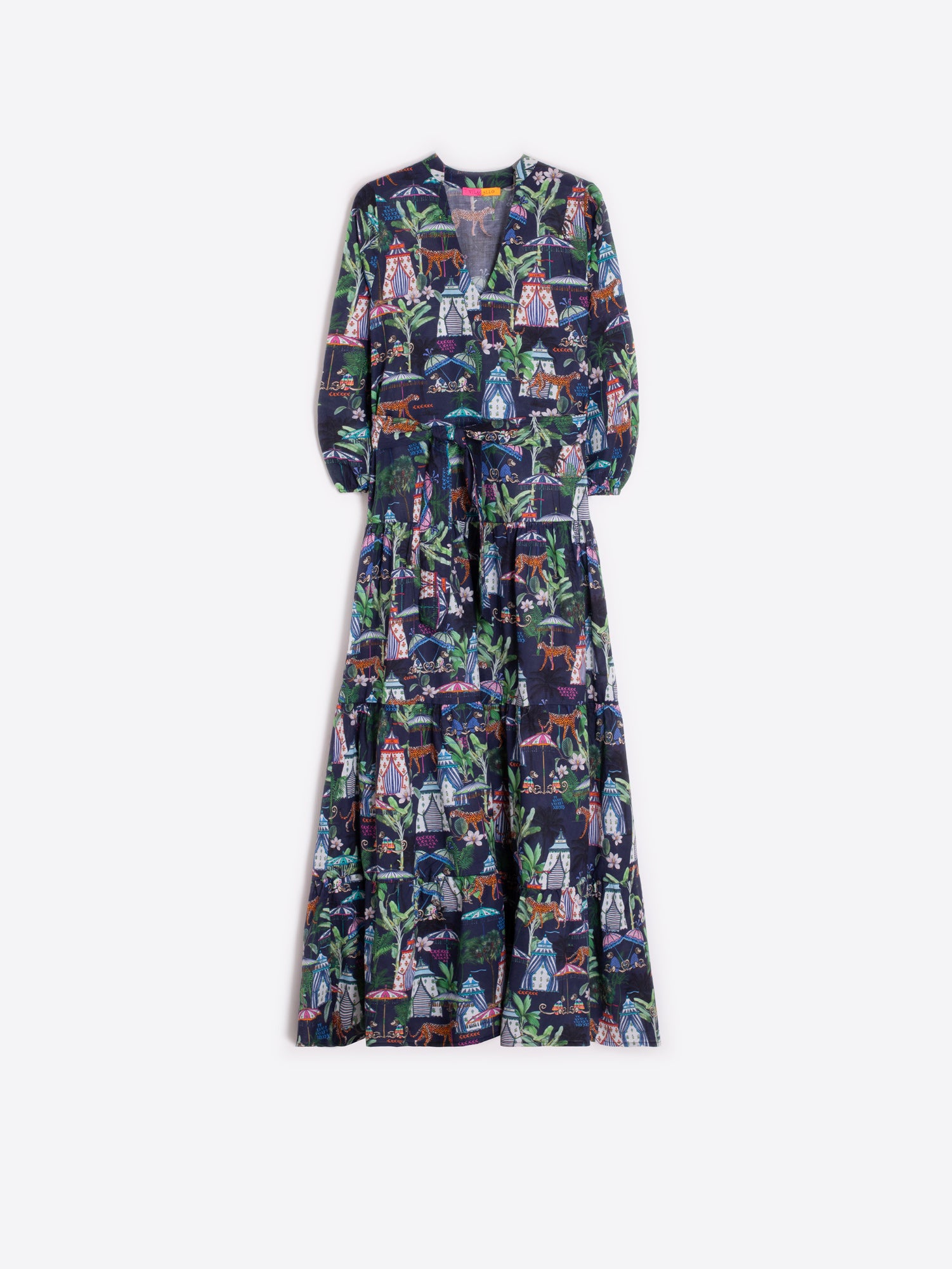 FLORA CHILLOUT NAVY DRESS