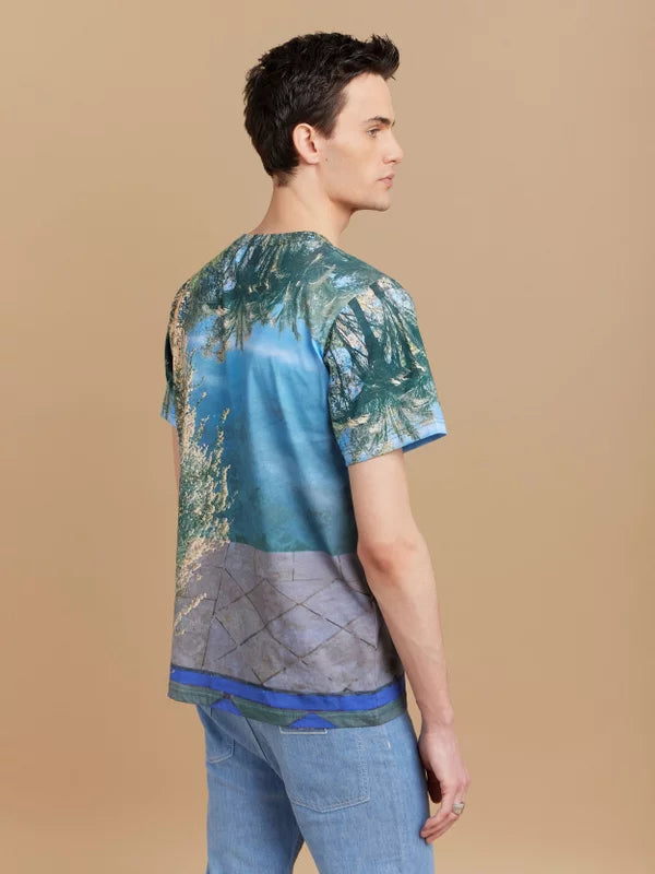 Mark Digital Print Tee by Agnes b.