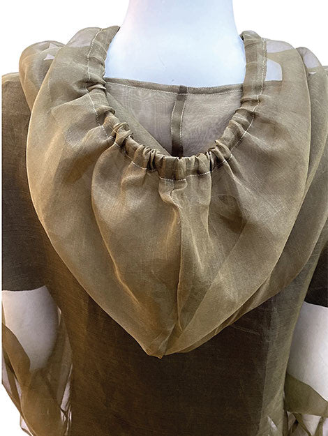 Silk Organza Hoodie by KFLY