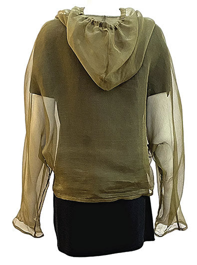 Silk Organza Hoodie by KFLY