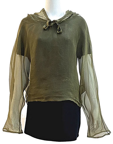 Silk Organza Hoodie by KFLY