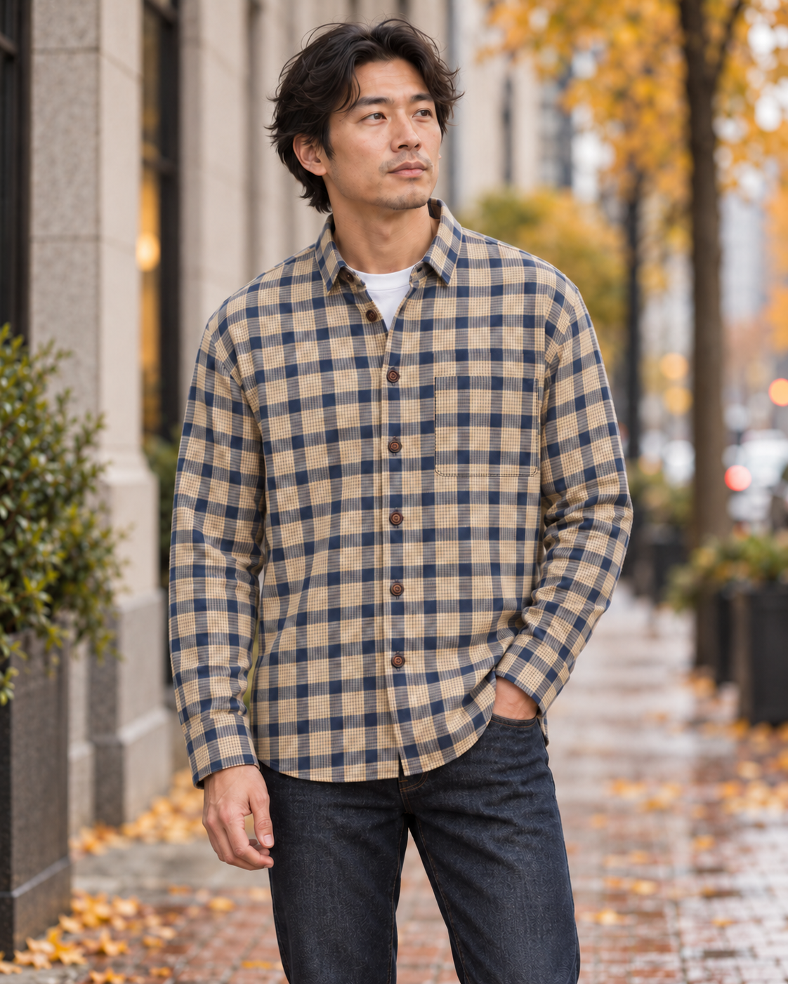 Flannel Plaid Shirt