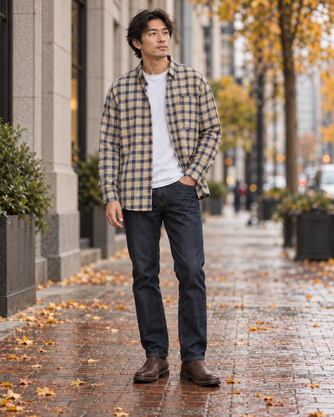 Flannel Plaid Shirt