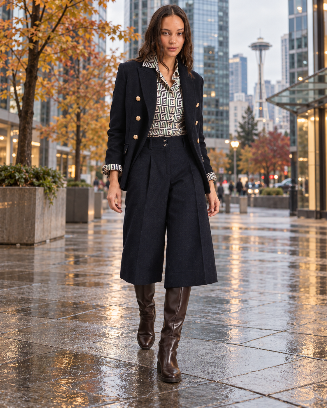 Wool Bermuda Shorts