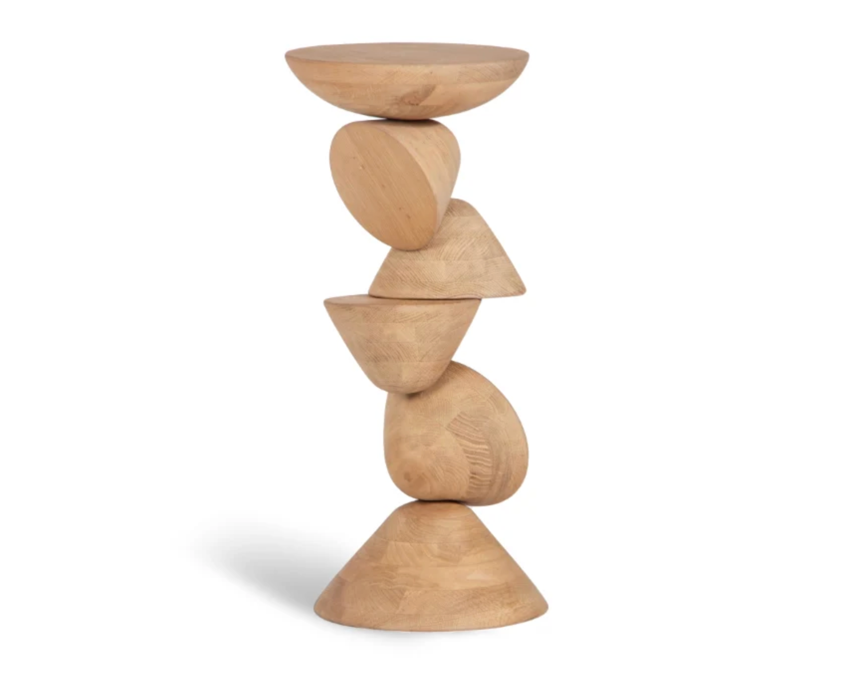 Mound Solid Oak Drink Table