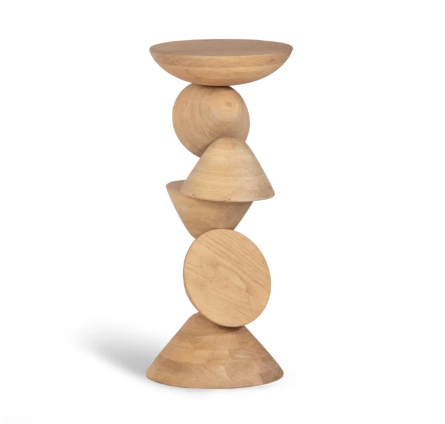 Mound Solid Oak Drink Table