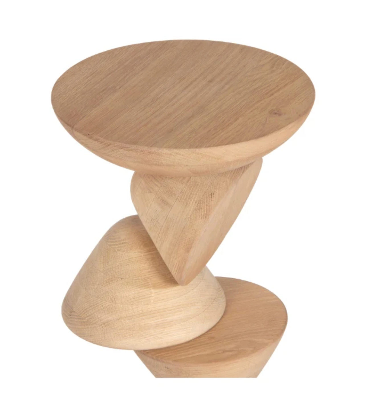 Mound Solid Oak Drink Table