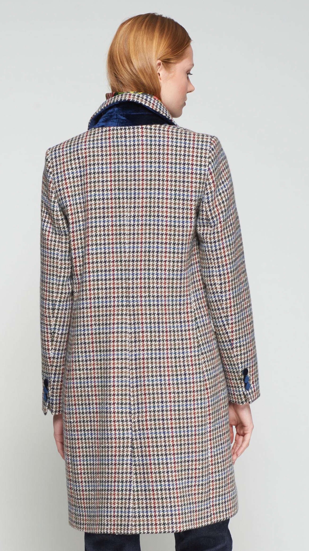 ABRIGO HOUNDSTOOTH LIAN