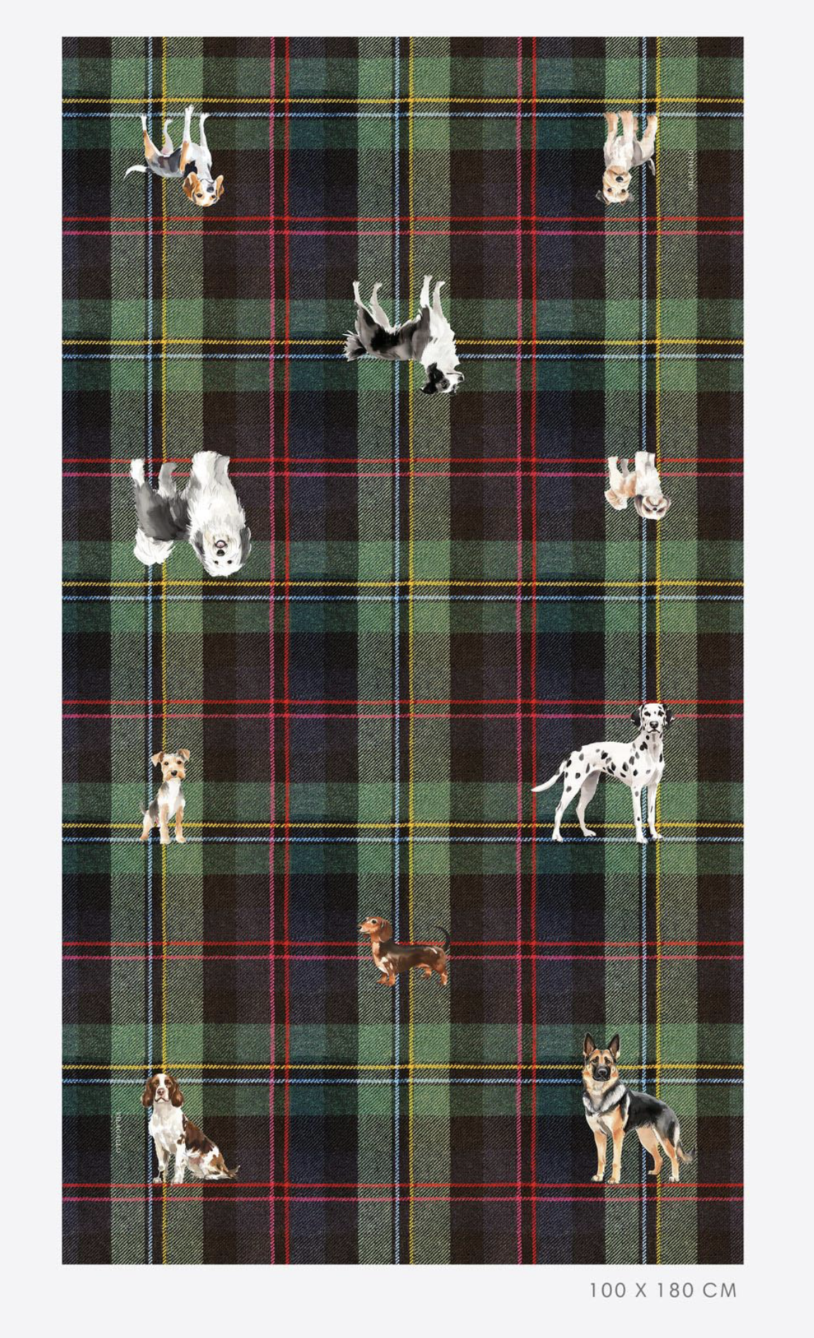 SCOTTISH DOGS SCARF
