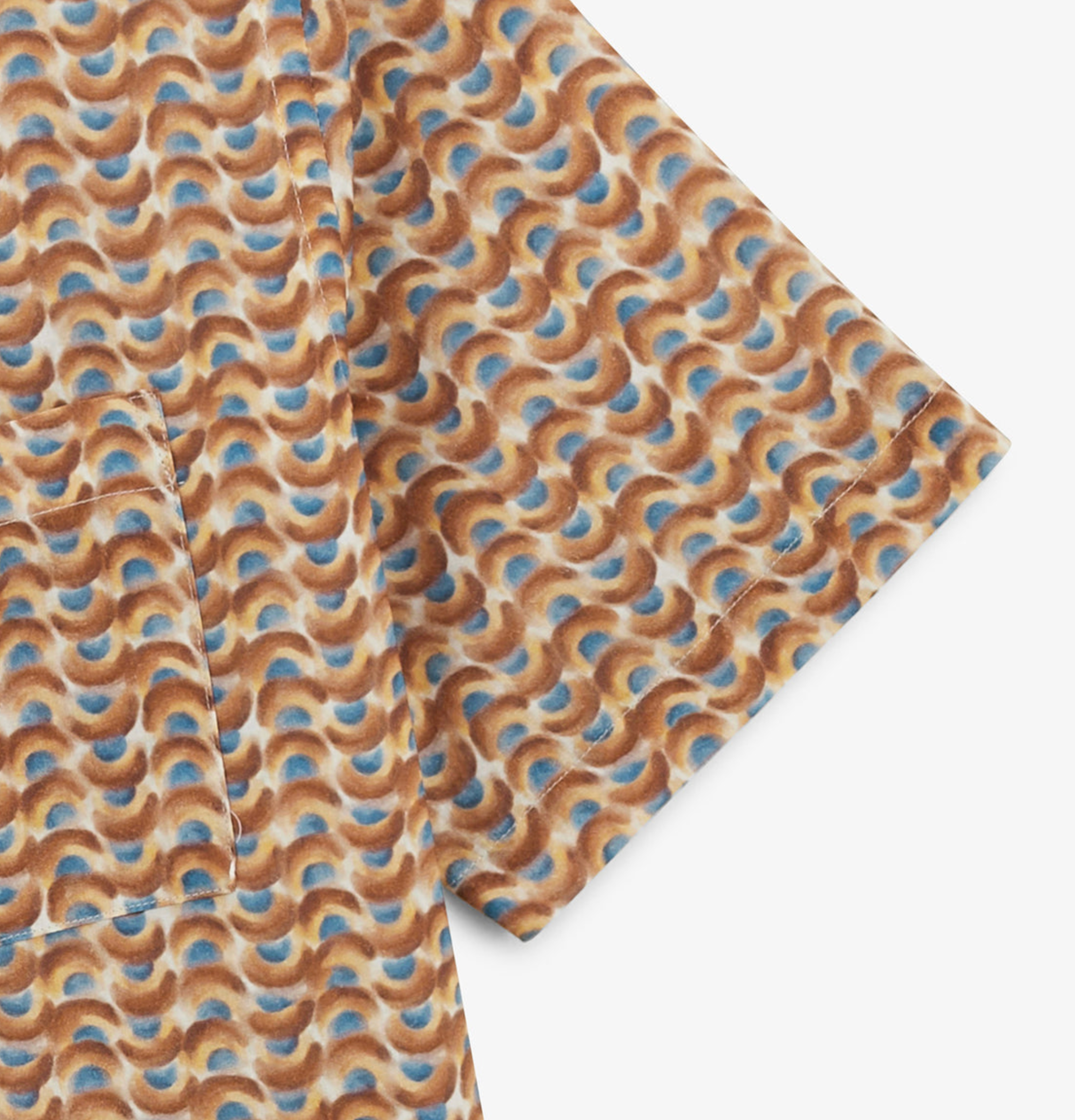 Caracas teak print shirt