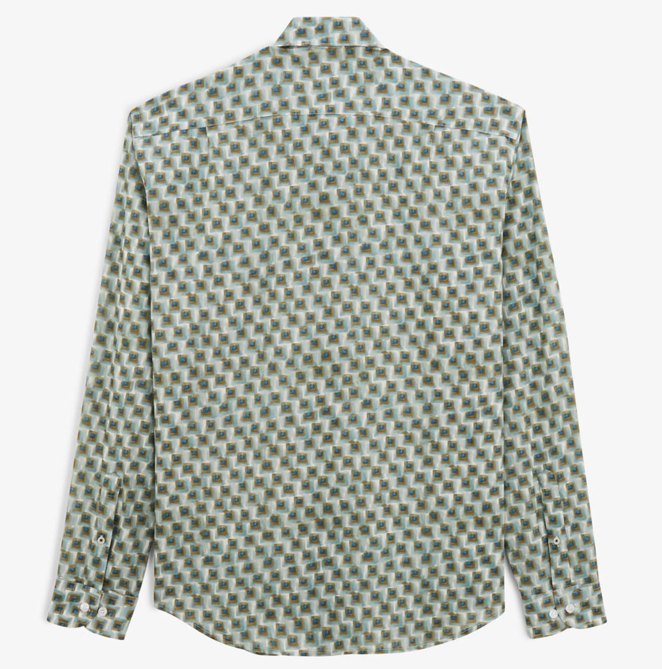 Charles shirt with almond square print