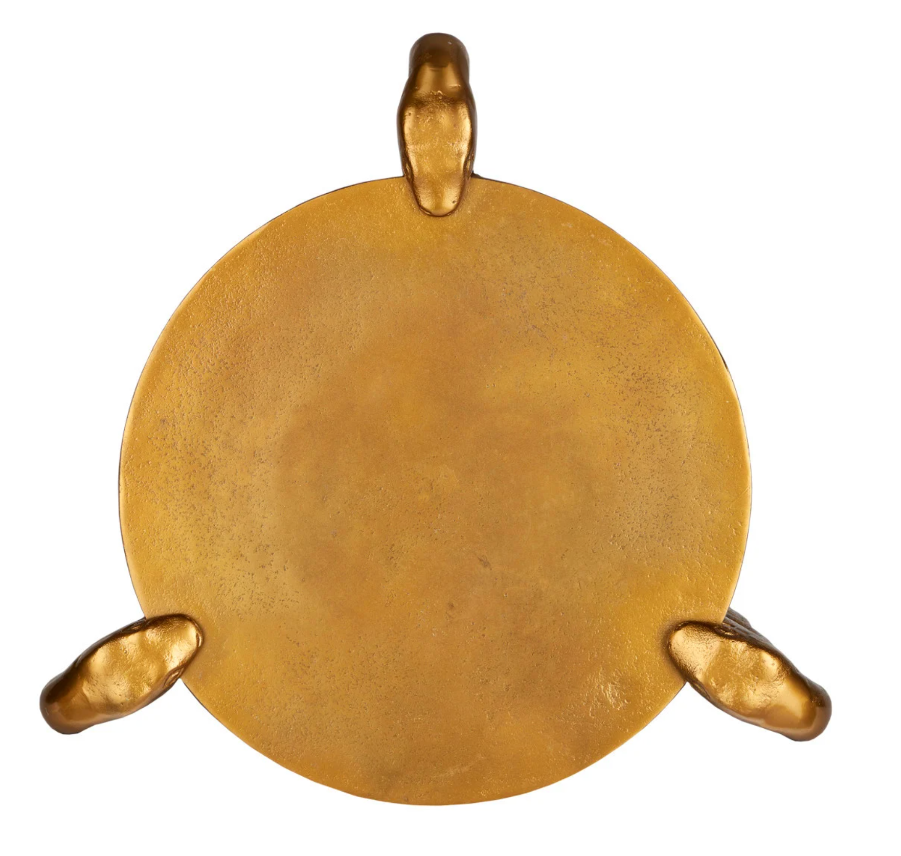 Serpent Brass Accent Table