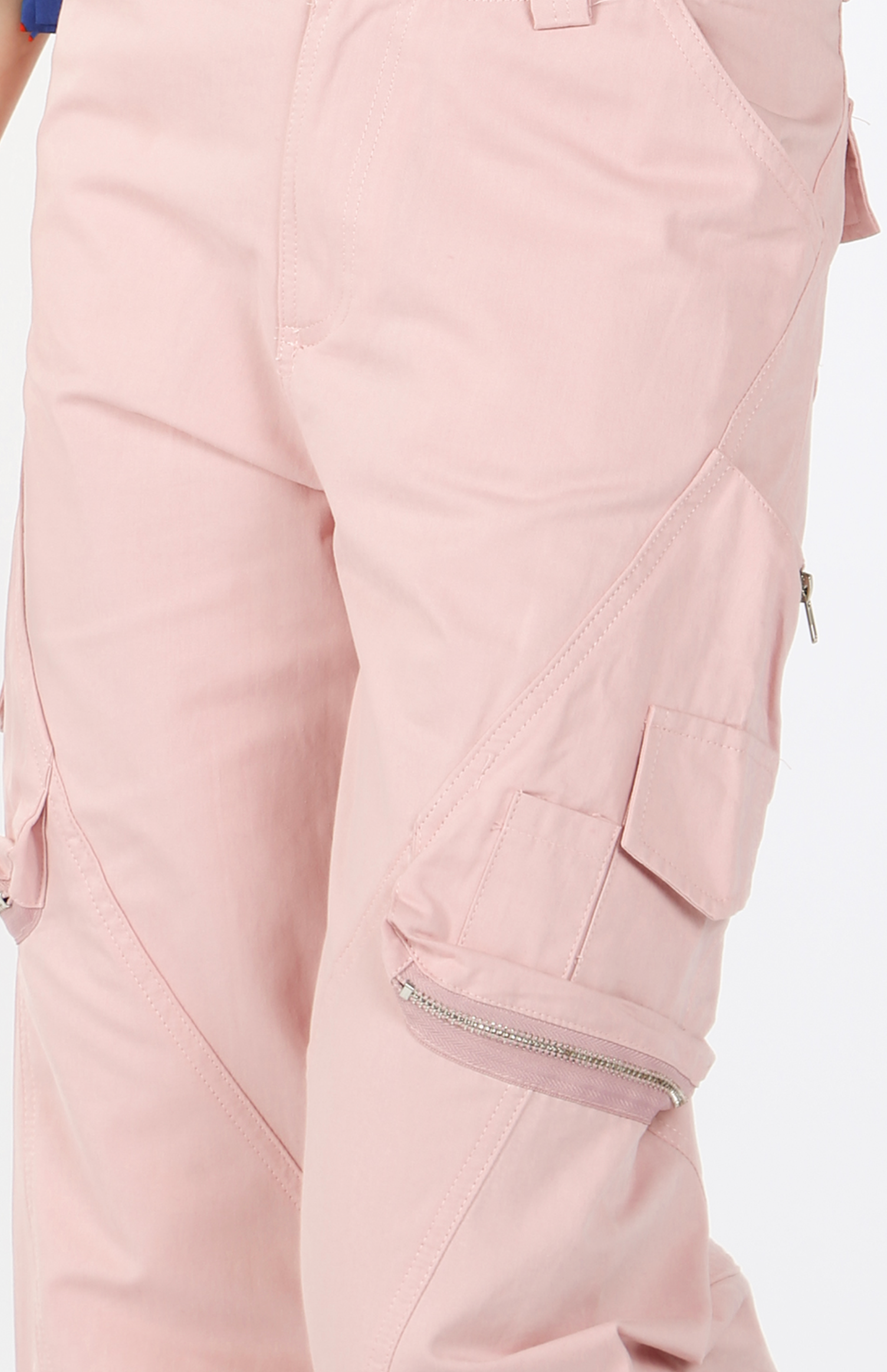 Pink Baggy Cargo Pants