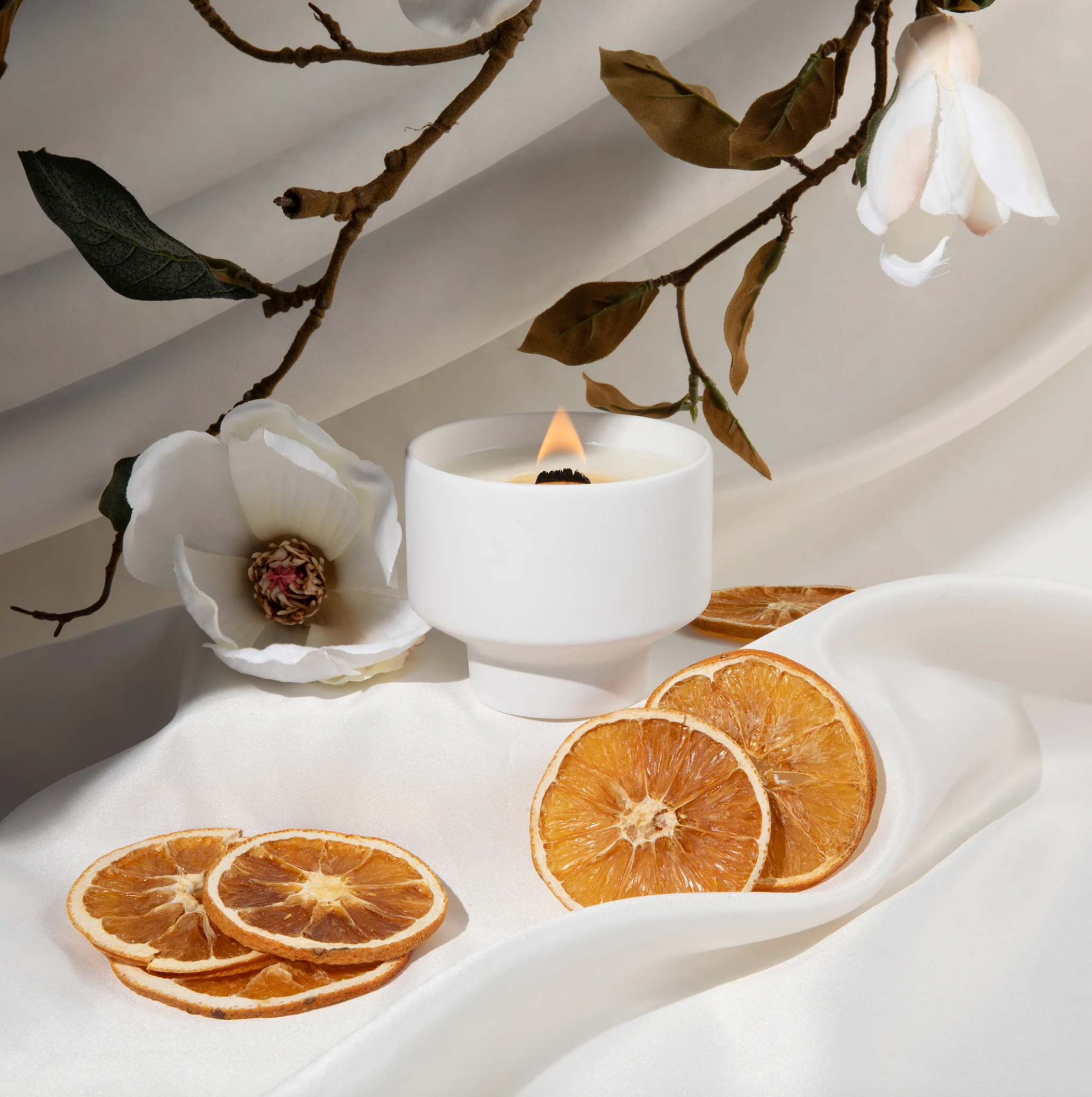 Orange Groves on the French Riviera Candle