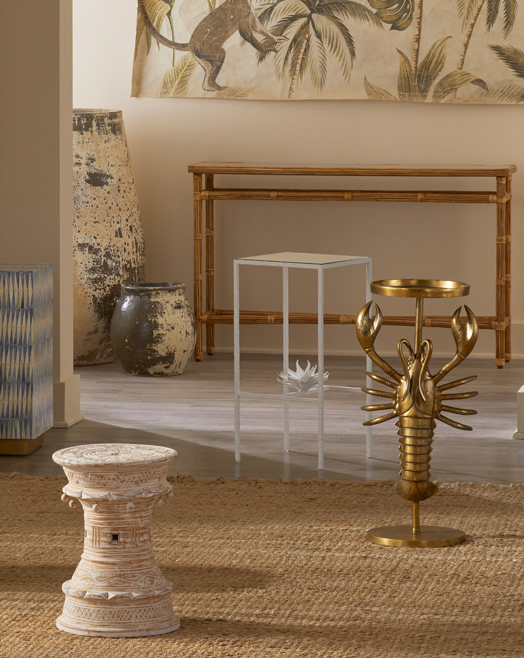 Georgetown Brass Drinks Table